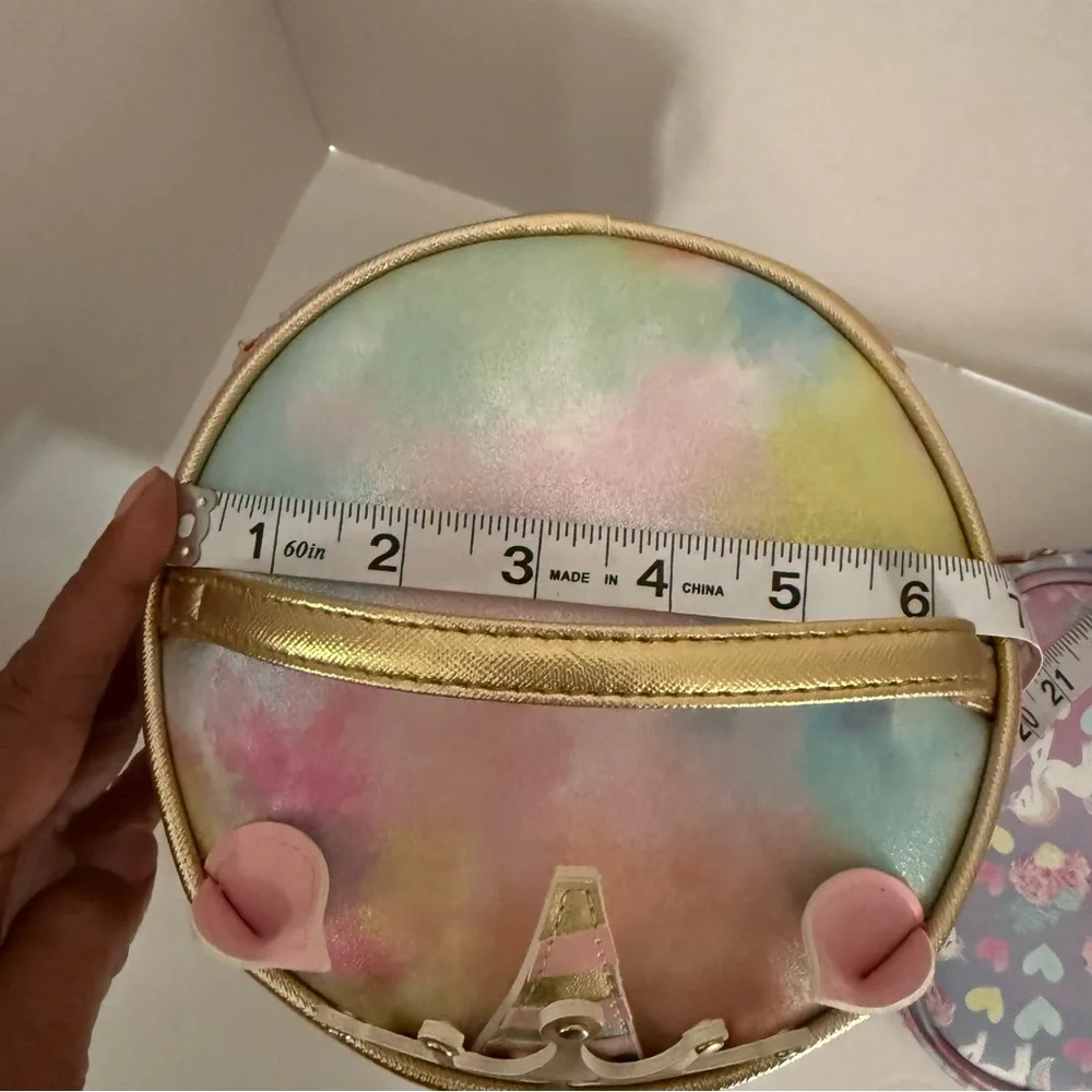 Underonesky Colorful Unicorn Clear Tote Bag and travel bags
